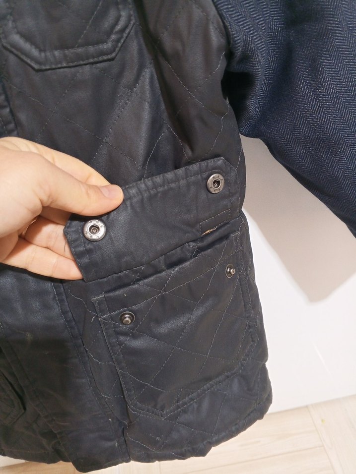 Erkek Çocuk lacivert Kışlık Mont - Görsel 5