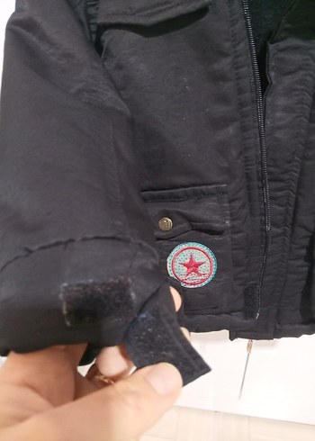 fermuarlı Siyah Erkek Çocuk  Mont - Görsel 4