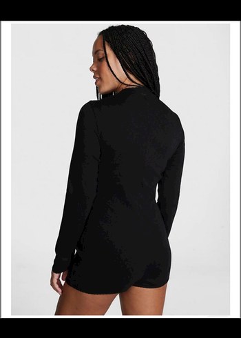 Victorias Secret Siyah Kadın Tulum Pijama - Görsel 2