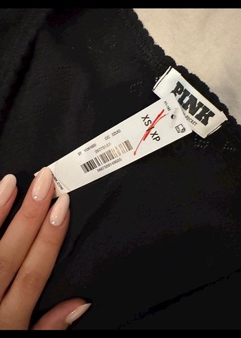 Victorias Secret Siyah Kadın Tulum Pijama - Görsel 5