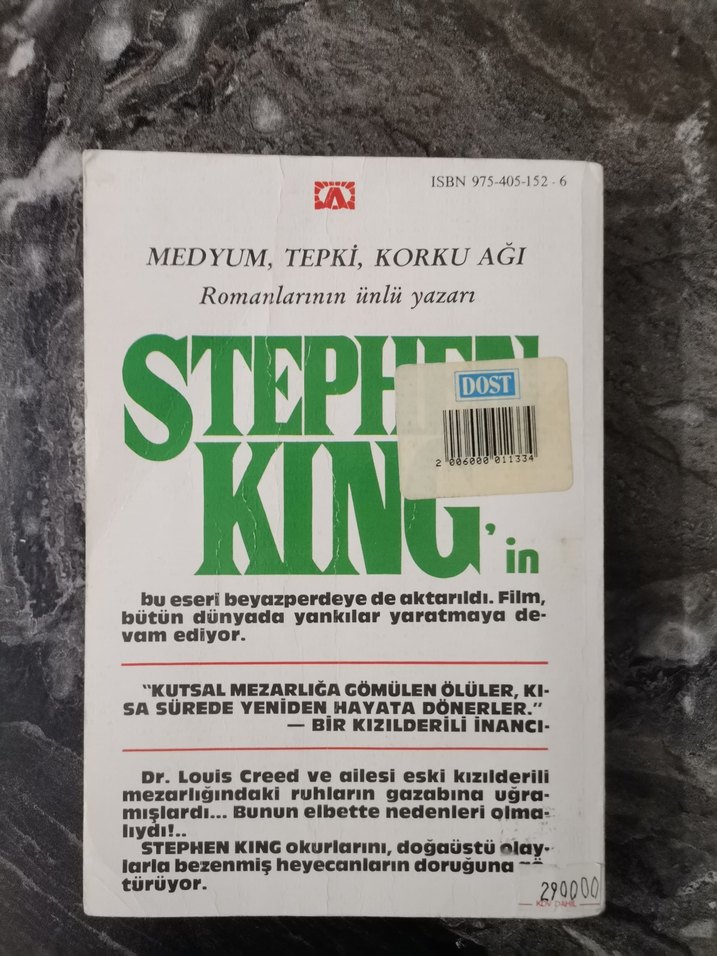 Stephen King - Hayvan Mezarlığı (Gecenin Pençesi) - Görsel 2