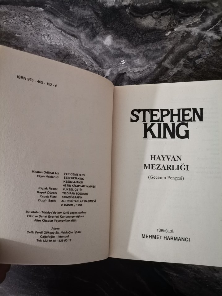 Stephen King - Hayvan Mezarlığı (Gecenin Pençesi) - Görsel 4
