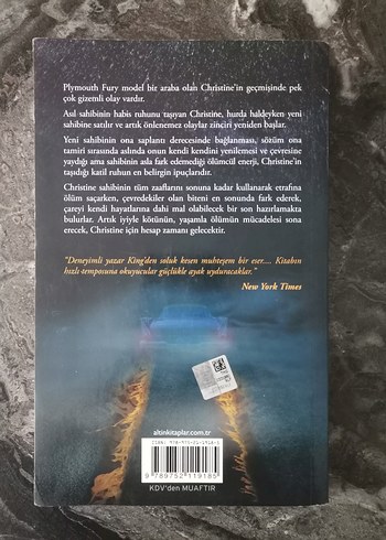 Stephen King - Christine Roman - Görsel 2
