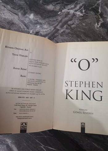 Stephen King'den 'O' Romanı 4. Basım - Görsel 4