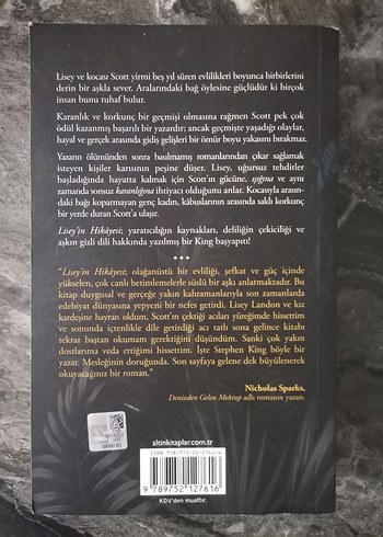 Stephen King - Lisey'in Hikayesi 1.Baskı - Görsel 2