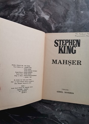 Mahşer - Stephen King Romanı