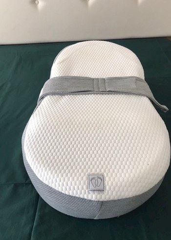 Gri-Beyaz Hamile ve Emzirme Yastığı - Görsel 2