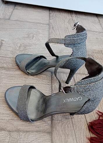36 Beden Simli Catwalk ayakkabı