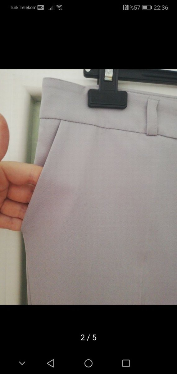 Bayan yazlık pantolon - Görsel 4