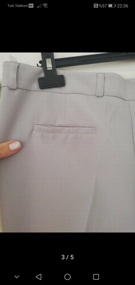 Bayan yazlık pantolon - Görsel 3