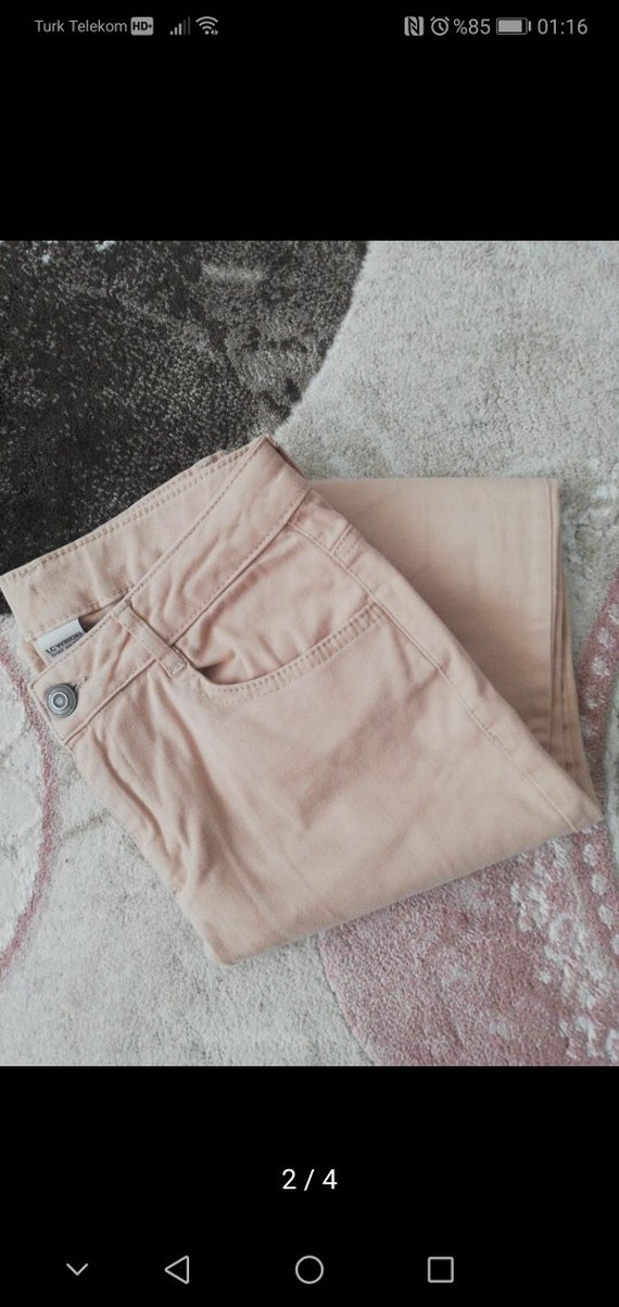 Bej çocuk pantalonu - Görsel 3