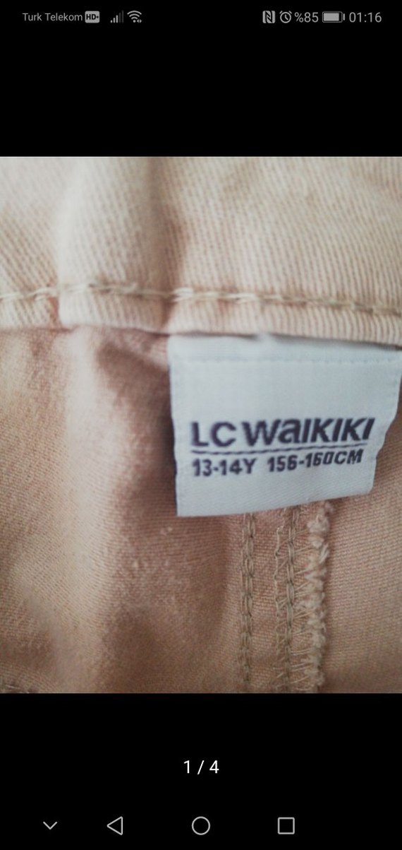 Bej çocuk pantalonu - Görsel 2