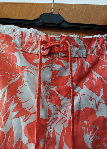 Renkli Bağcıklı Erkek Yüzme Şortu - Görsel 5