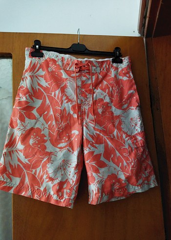 Renkli Bağcıklı Erkek Yüzme Şortu - Görsel 6