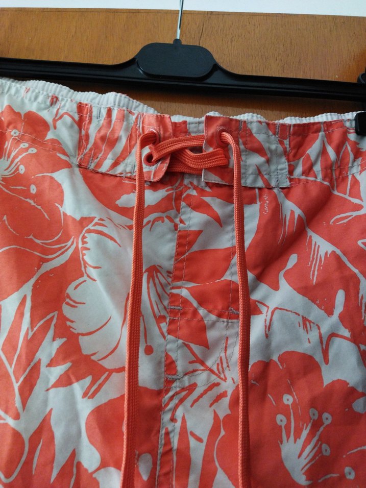 Renkli Bağcıklı Erkek Yüzme Şortu - Görsel 5