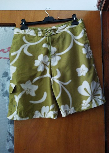 Yeşil Pamuklu Erkek Şort - Görsel 2