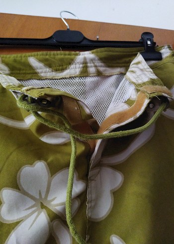 Yeşil Pamuklu Erkek Şort - Görsel 4