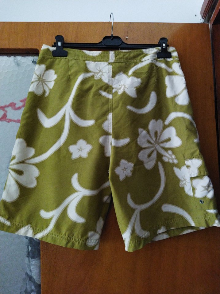 Yeşil Pamuklu Erkek Şort - Görsel 3