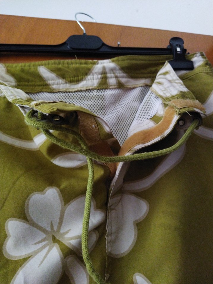 Yeşil Pamuklu Erkek Şort - Görsel 4