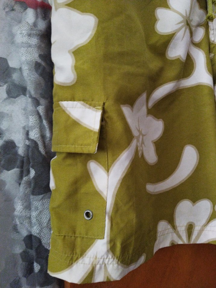 Yeşil Pamuklu Erkek Şort - Görsel 5