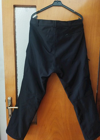 Erkek Siyah Biker Tarzı Slim Fit Pantolon - Görsel 3