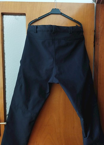 Columbia Siyah Fermuarlı Rahat Biker Pantolon - Görsel 2