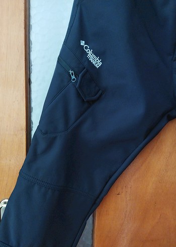 Columbia Siyah Fermuarlı Rahat Biker Pantolon - Görsel 6