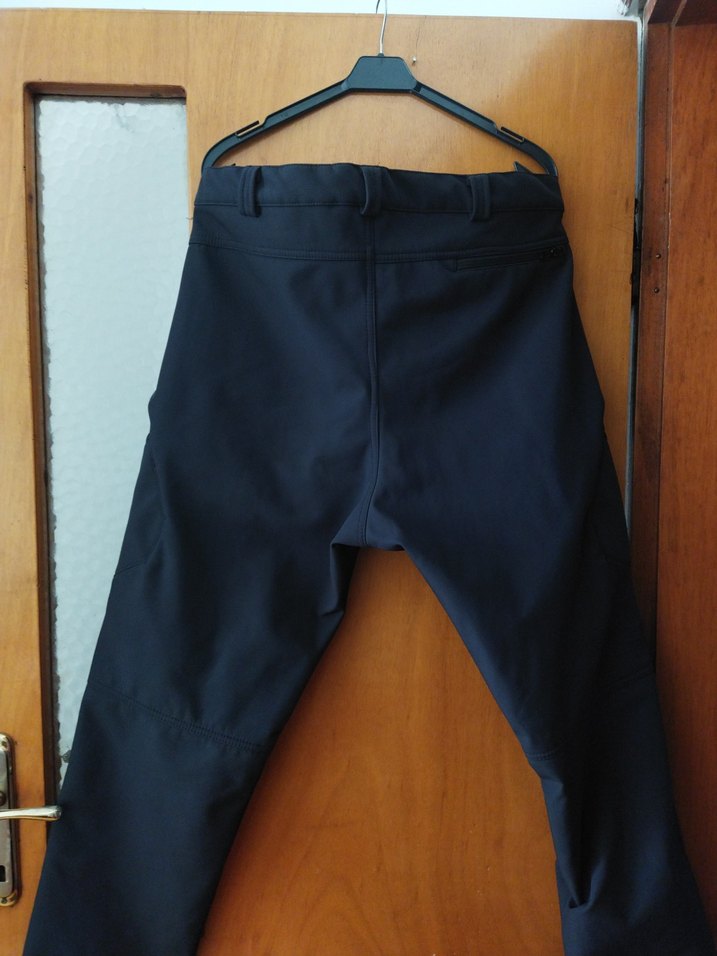 Columbia Siyah Fermuarlı Rahat Biker Pantolon - Görsel 2