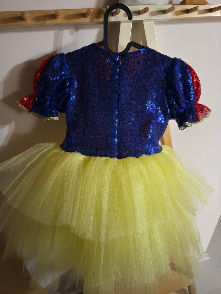 Çok Renkli Çocuk Kostümü, Nakışlı ve Fırfırlı - Görsel 2