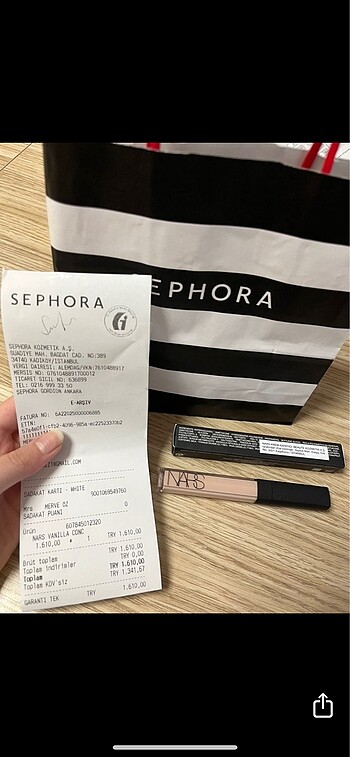 Nars kapatıcı vanilla