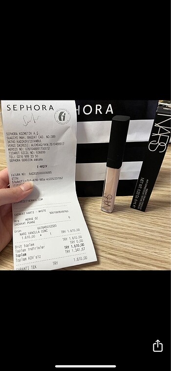 Nars Nars kapatıcı vanilla