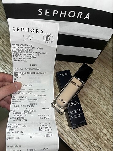Dior forever skin correct 0N concealer
