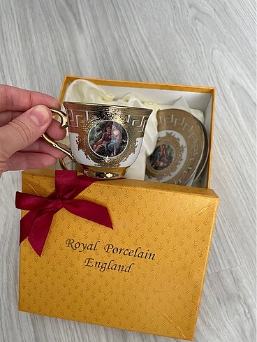 Royal Porcelain England İkili fincan