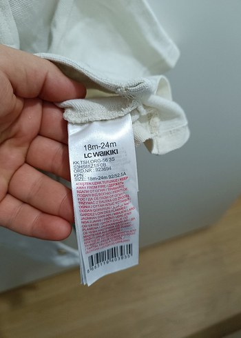 erkek Çocuk Beyaz Kısa Kollu Gömlek - Görsel 3