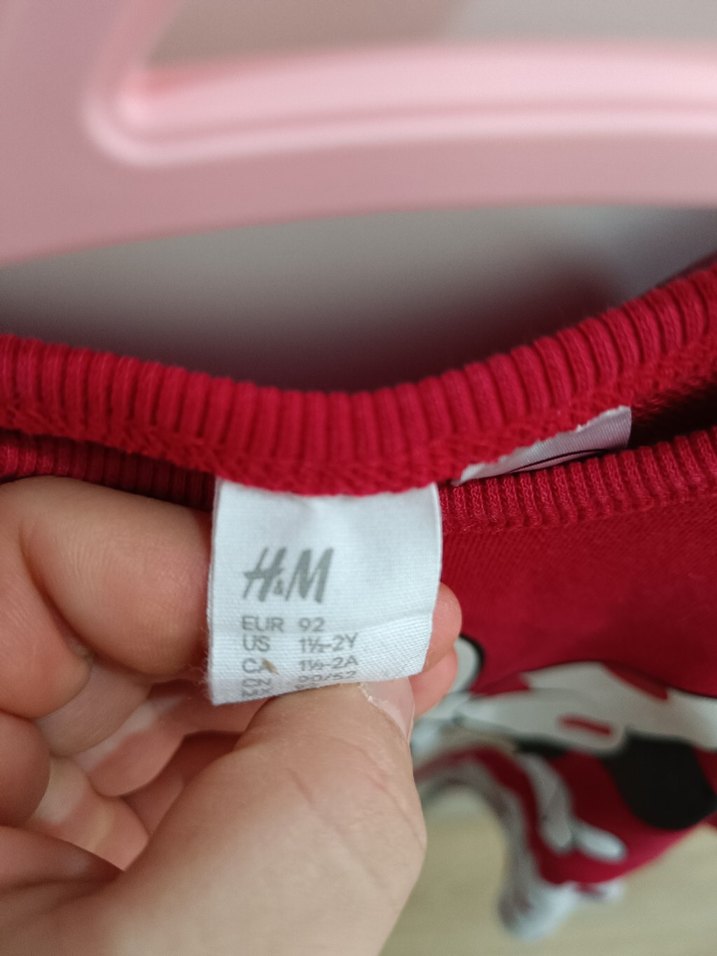 Kız Çocuk Uzun Kollu Baskılı Pamuklu Elbise - Görsel 2