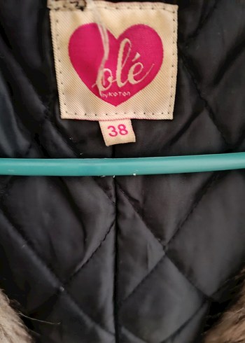 Kadın Mavi Kürklü Midi Kaban - Görsel 2