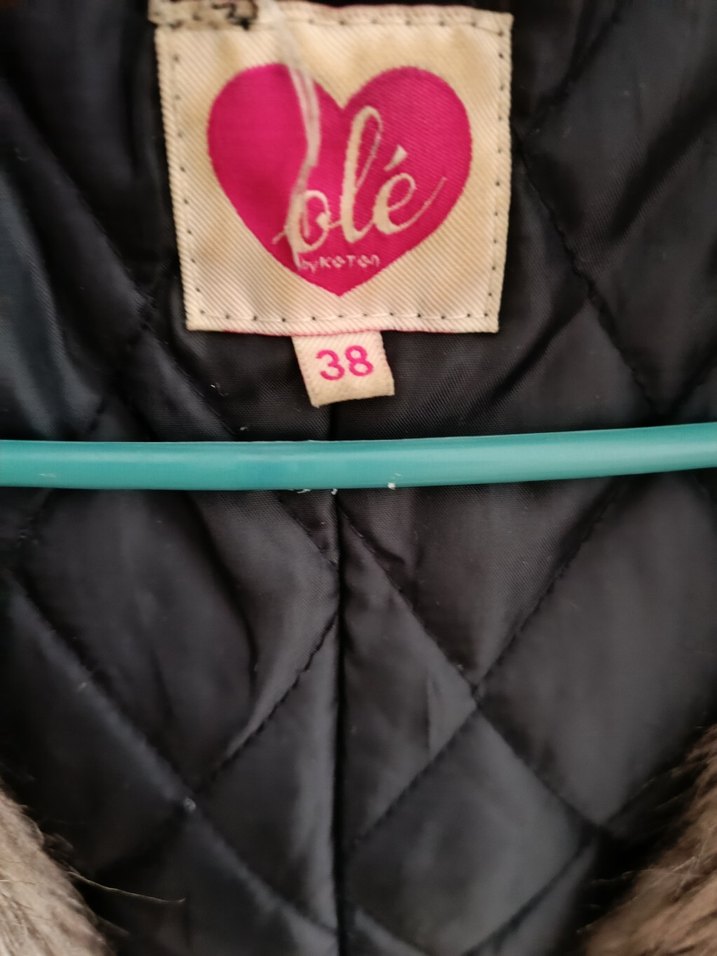 Kadın Mavi Kürklü Midi Kaban - Görsel 2