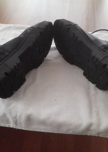 Siyah Deri Goth Stiletto Topuklu Botlar - Görsel 5