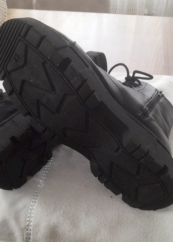 Siyah Deri Goth Stiletto Topuklu Botlar - Görsel 6