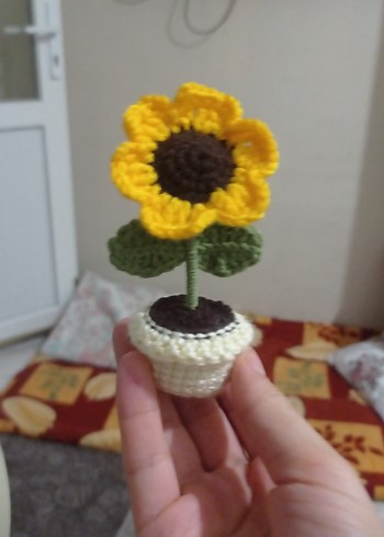 El Örgüsü saksı Çiçekler (tekli olarak fiyatıdır)