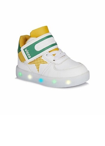 Vicco Magic Işıklı Unisex Beyaz- Sarı- Yeşil Bot