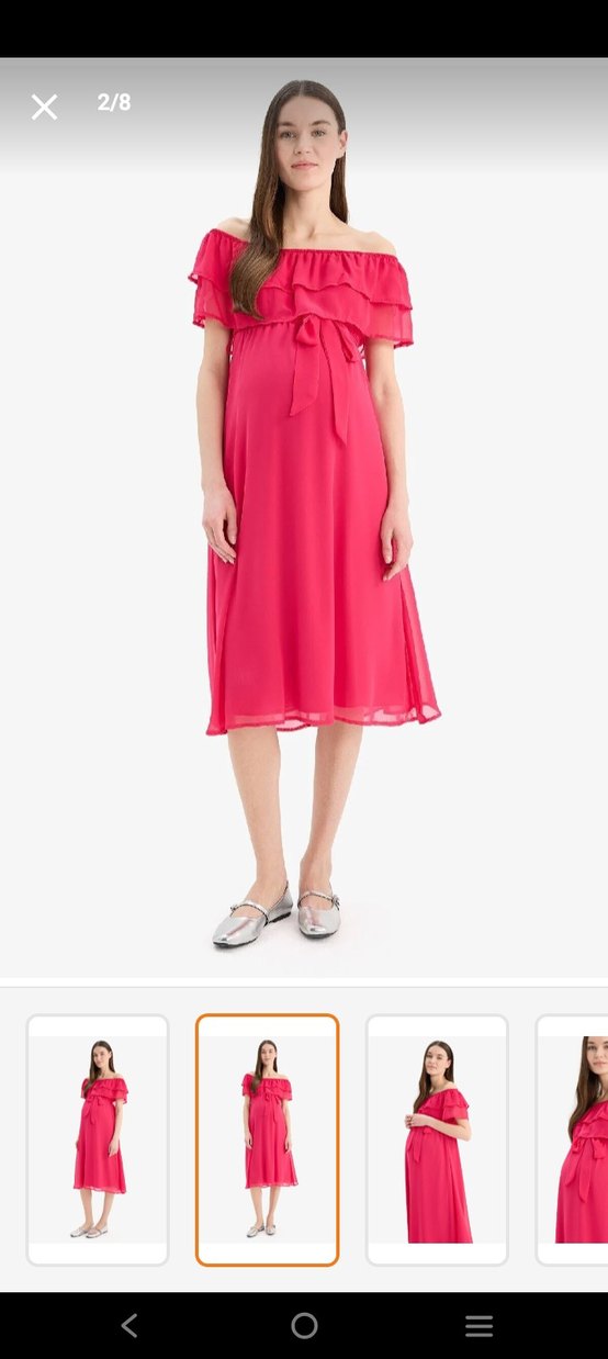 defacto hamile elbise - Görsel 3