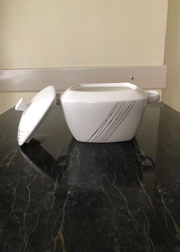 Beyaz Kapaklı Seramik Güveç Tenceresi - Görsel 6