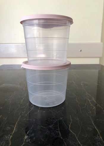 Hobby Life Pastel Pembe Kapaklı Plastik Saklama Kabı Seti