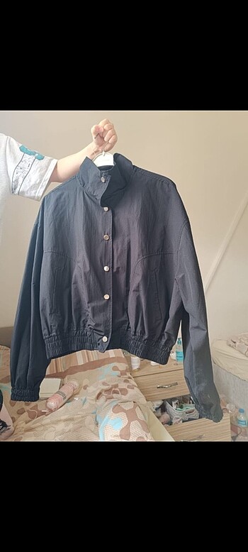 Dik yaka ceket bomber ceket