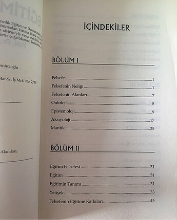  Eğitim Felsefesi