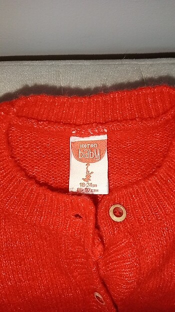 18-24 Ay Beden kırmızı Renk Koton markası 