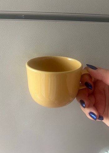 Beden Pastel Sarı Seramik Kupa