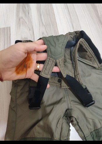 Erkek Kamuflaj Desenli Askılı Tulum - Görsel 3