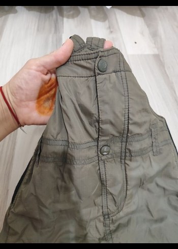 Erkek Kamuflaj Desenli Askılı Tulum - Görsel 2